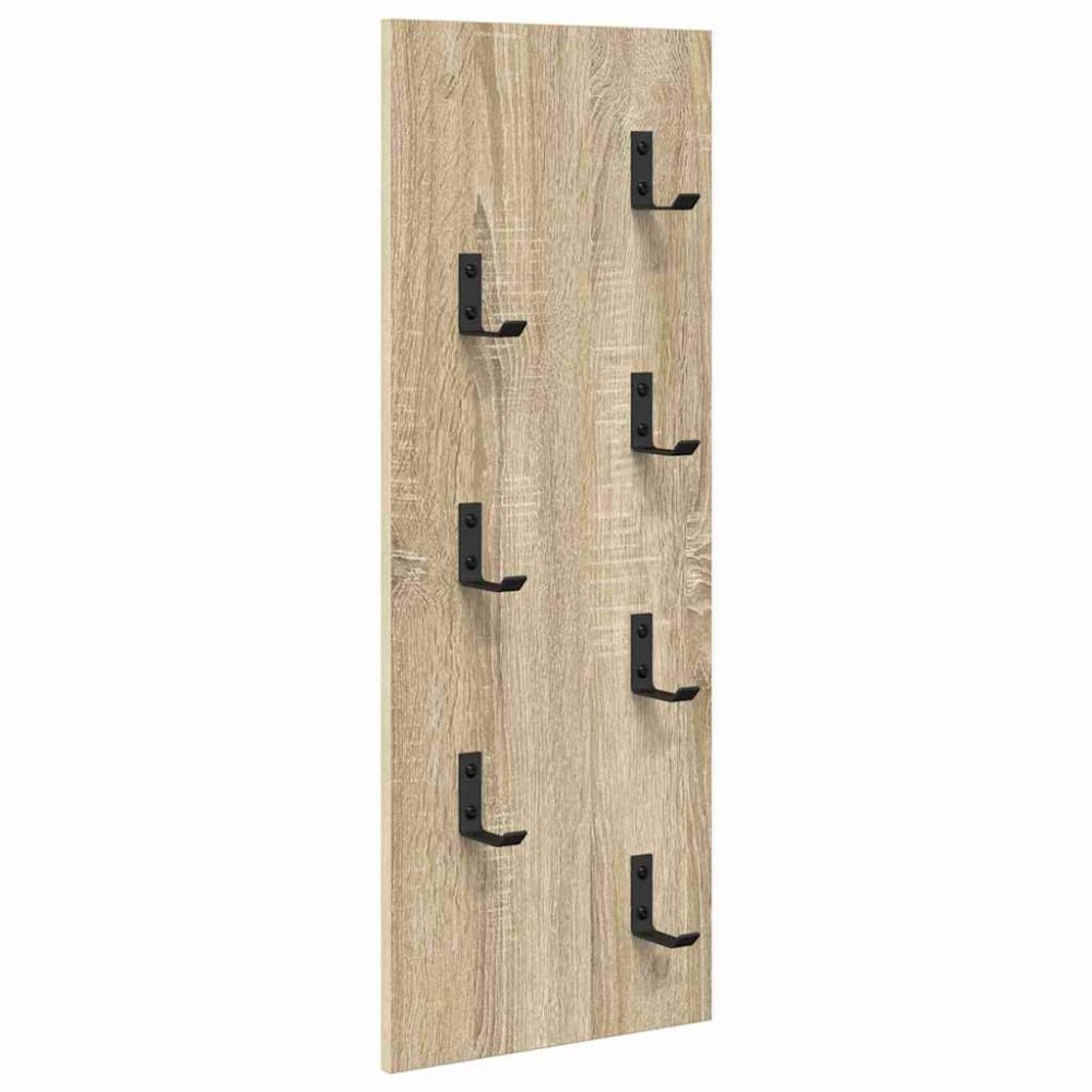 vidaXL Τοίχου Κρεμάστρα Επιτοίχιο Δρύς Sonoma 30 x 1,5 x 80 εκ.