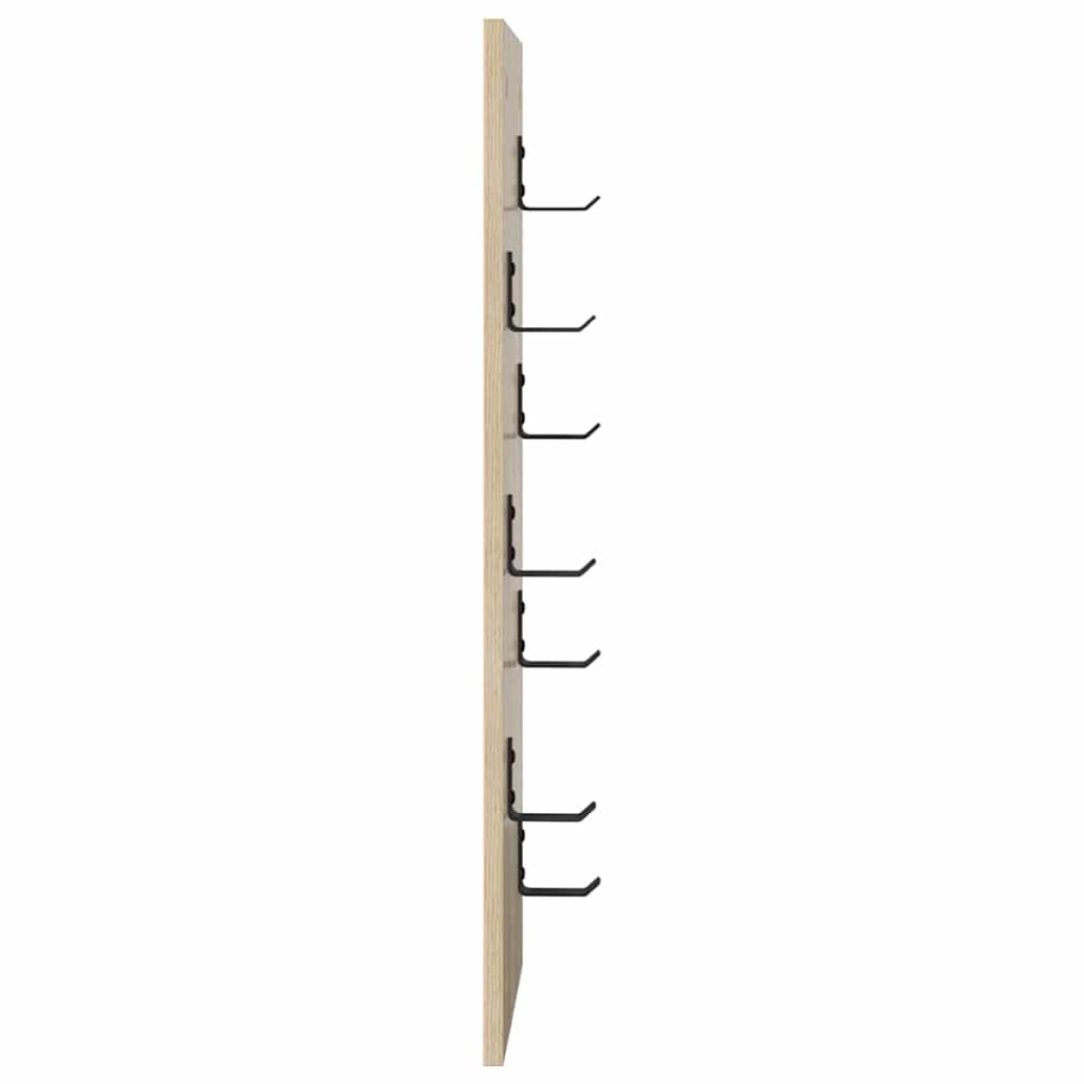 vidaXL Τοίχου Κρεμάστρα Επιτοίχιο Δρύς Sonoma 30 x 1,5 x 80 εκ.