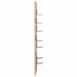 vidaXL Τοίχου Κρεμάστρα Επιτοίχιο Δρύς Sonoma 30 x 1,5 x 80 εκ.