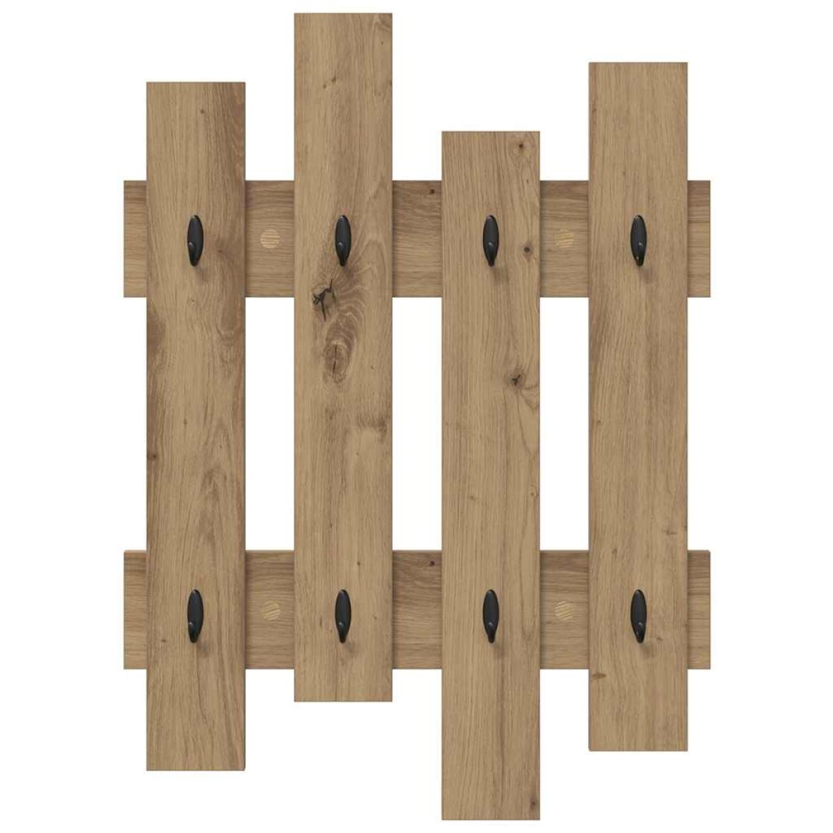 vidaXL Τοίχου Κρεμάστρα Επιτοίχιο Artisan Oak 60 x 3 x 82 εκ.