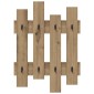 vidaXL Τοίχου Κρεμάστρα Επιτοίχιο Artisan Oak 60 x 3 x 82 εκ.