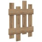 vidaXL Τοίχου Κρεμάστρα Επιτοίχιο Artisan Oak 60 x 3 x 82 εκ.