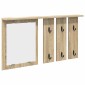 vidaXL Τοίχου Κρεμάστρα Επιτοίχιο Sonoma Δρυς 85 x 10 x 45 εκ.