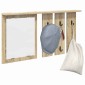 vidaXL Τοίχου Κρεμάστρα Επιτοίχιο Sonoma Δρυς 85 x 10 x 45 εκ.