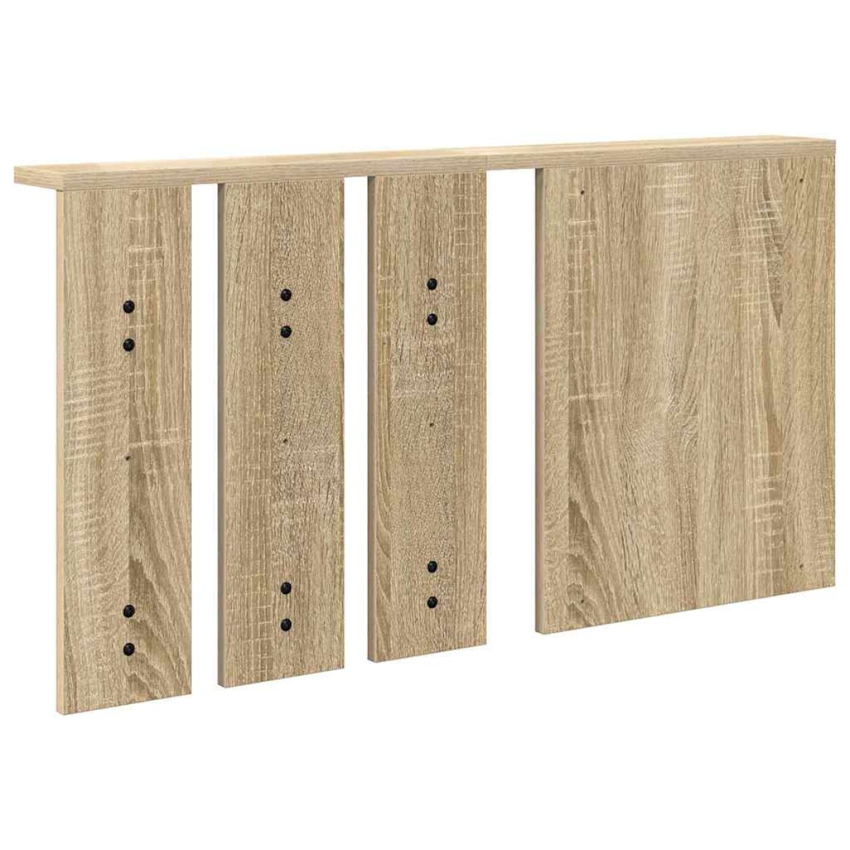 vidaXL Τοίχου Κρεμάστρα Επιτοίχιο Sonoma Δρυς 85 x 10 x 45 εκ.