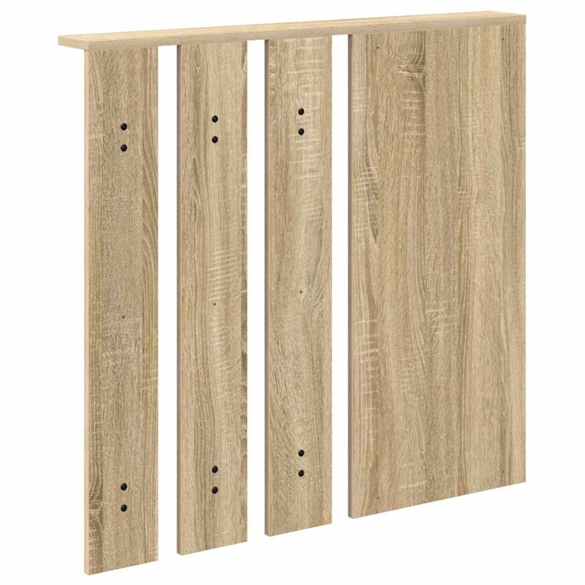 vidaXL Τοίχου Κρεμάστρα Επιτοίχιο Sonoma Δρυς 84 x 10 x 80 εκ.