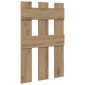 vidaXL Τοίχου Κρεμάστρα Επιτοίχιο Artisan Oak 65 x 3 x 100 εκ.