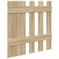 vidaXL Τοίχου Κρεμάστρα Επιτοίχιο Δρύς Sonoma 100 x 10 x 100 εκ.