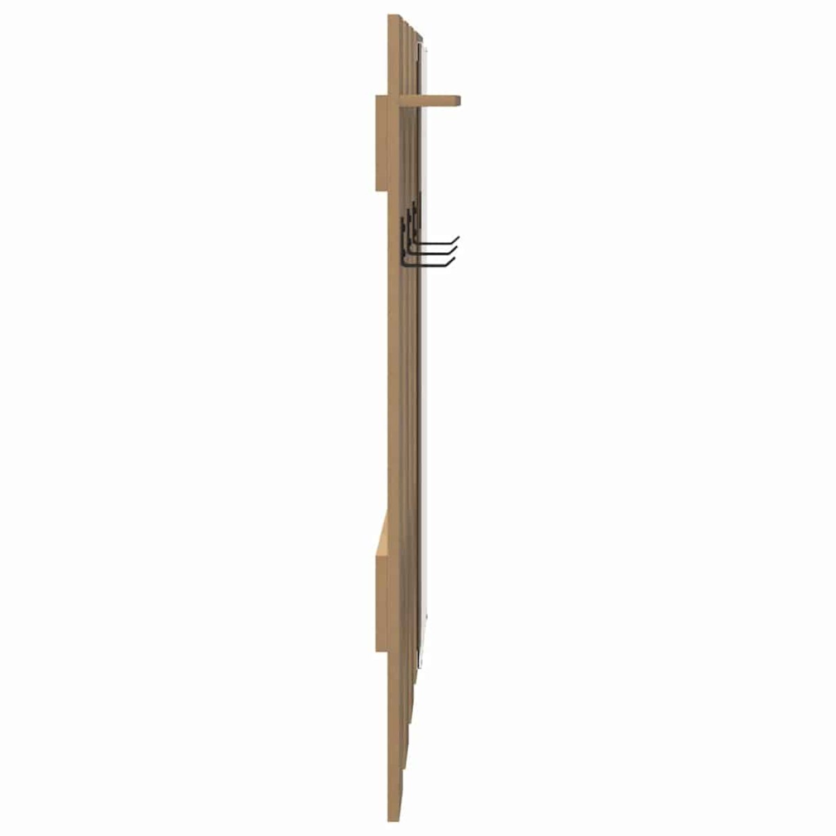 vidaXL Τοίχου Κρεμάστρα Επιτοίχιο Artisan Oak 100 x 10 x 100 εκ.