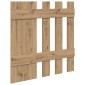 vidaXL Τοίχου Κρεμάστρα Επιτοίχιο Artisan Oak 100 x 10 x 100 εκ.