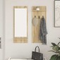 vidaXL Τοίχου Κρεμάστρα Επιτοίχιο Δρύς Sonoma 70 x 10 x 90 εκ.