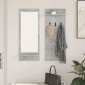 vidaXL Τοίχου Κρεμάστρα Επιτοίχιο Σκυρόδεμα Γκρι 70 x 10 x 90 εκ.