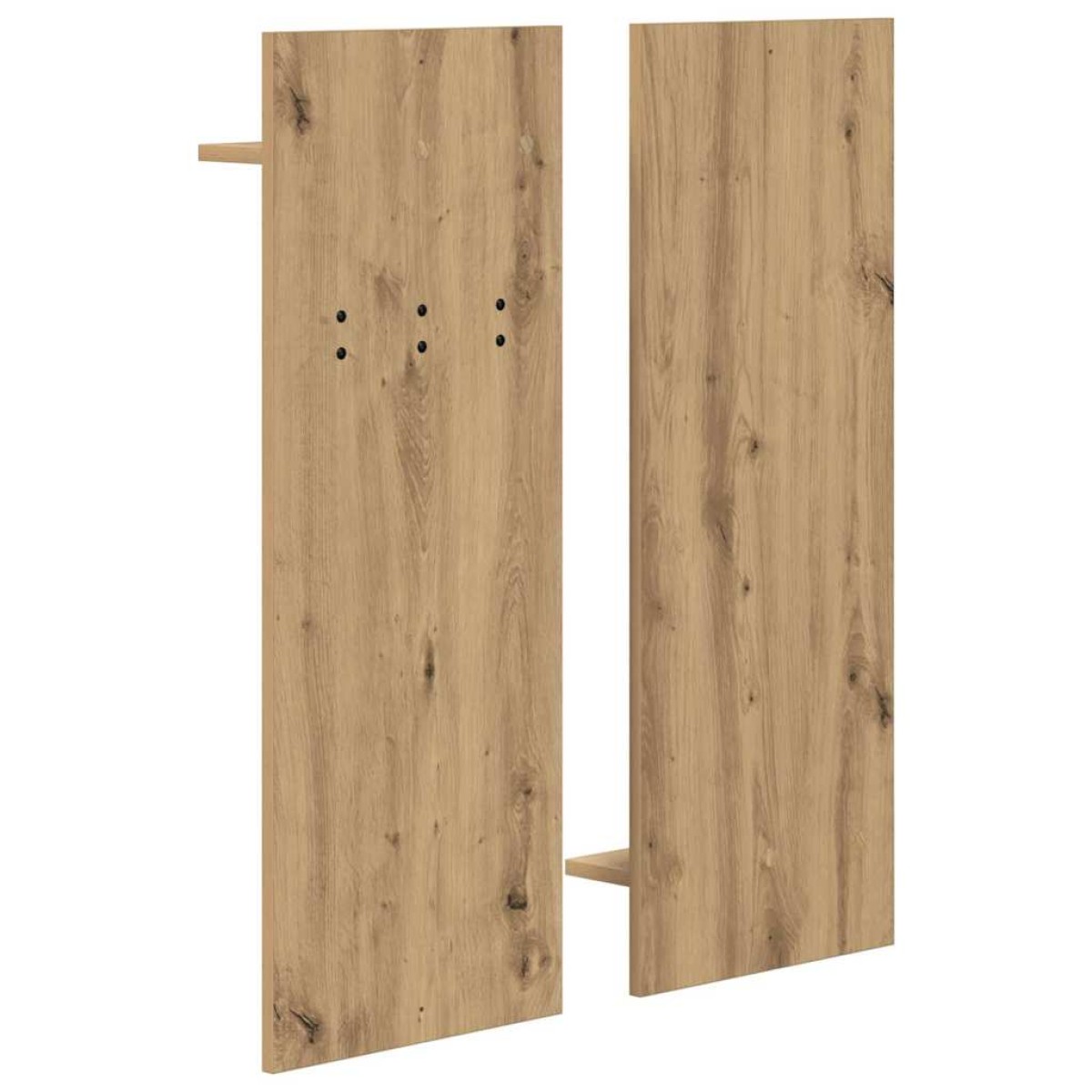 vidaXL Τοίχου Κρεμάστρα Επιτοίχιο Artisan Oak 70 x 10 x 90 εκ.