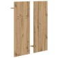 vidaXL Τοίχου Κρεμάστρα Επιτοίχιο Artisan Oak 70 x 10 x 90 εκ.