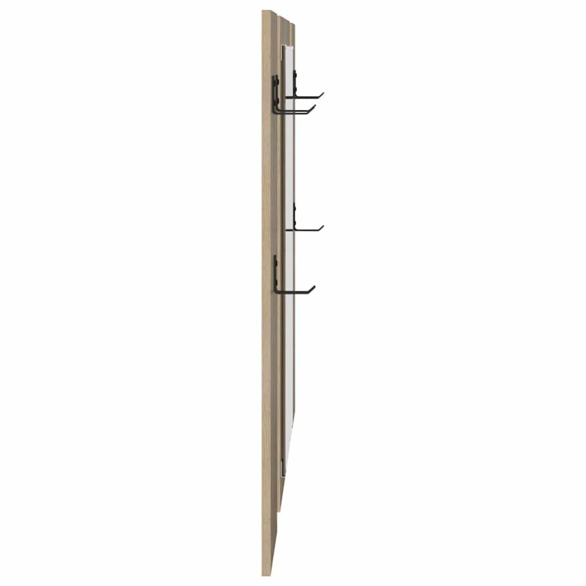 vidaXL Τοίχου Κρεμάστρα Επιτοίχιο Δρύς Sonoma 96 x 1,5 x 90 εκ