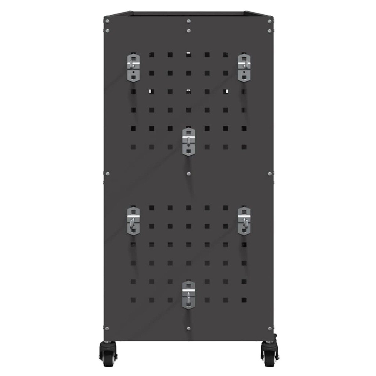 vidaXL Καρότσι εργαλείων Μαύρο 75 x 35 x 73 εκ. Ψυχρής έλασης χάλυβας