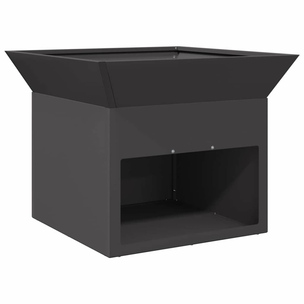vidaXL Φωτιά Μαύρο 50 x 50 x 40 cm Ατσάλι