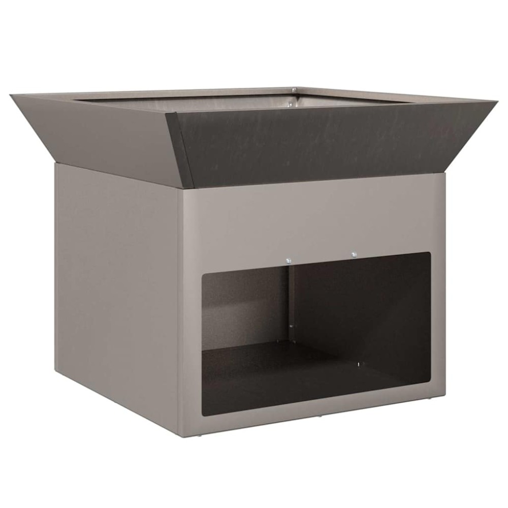 vidaXL Φωτιά Σκ rusty 50 x 50 x 40 cm Ατσάλι σκληρυθέν στον αέρα