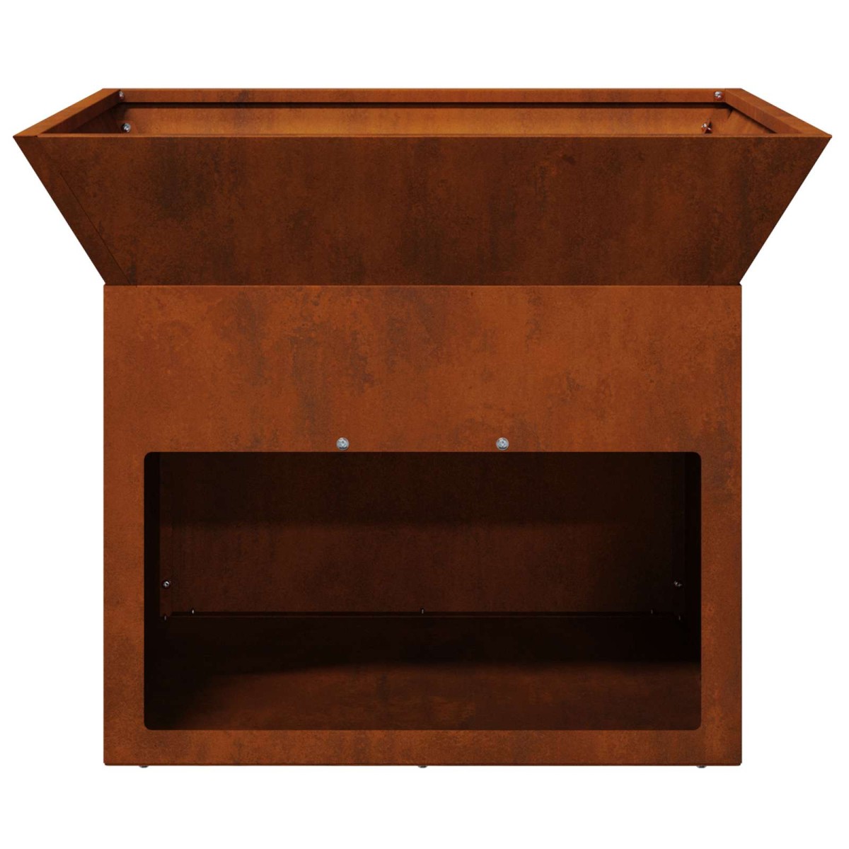 vidaXL Φωτιά Σκ rusty 50 x 50 x 40 cm Ατσάλι σκληρυθέν στον αέρα
