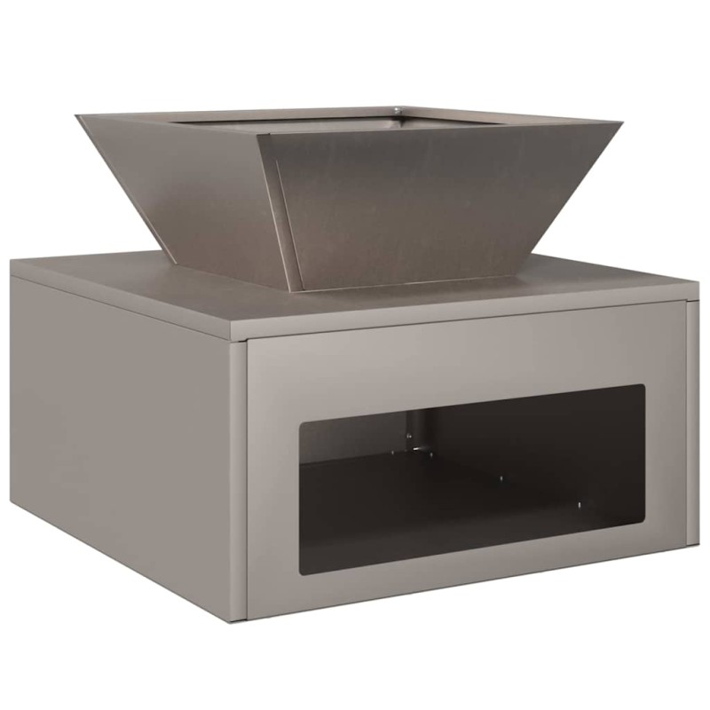 vidaXL Φωτιά Σκ rusty 50 x 50 x 40 cm Ατσάλι Σκληρυθέν στον Αέρα