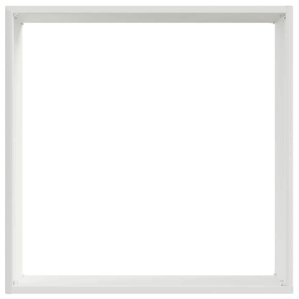 vidaXL Περίγραμμα γκαζόν 40 x 40 x 13 cm Ατσάλι Λευκό
