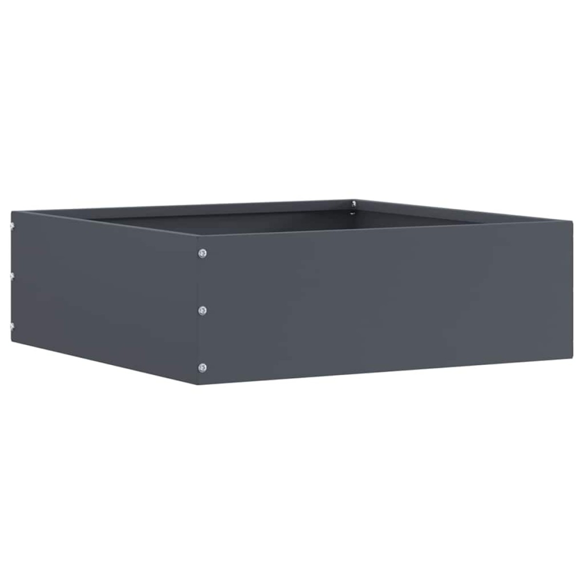 vidaXL Περίγραμμα γκαζόν 40 x 40 x 13 cm Ατσάλι Ανθρακί