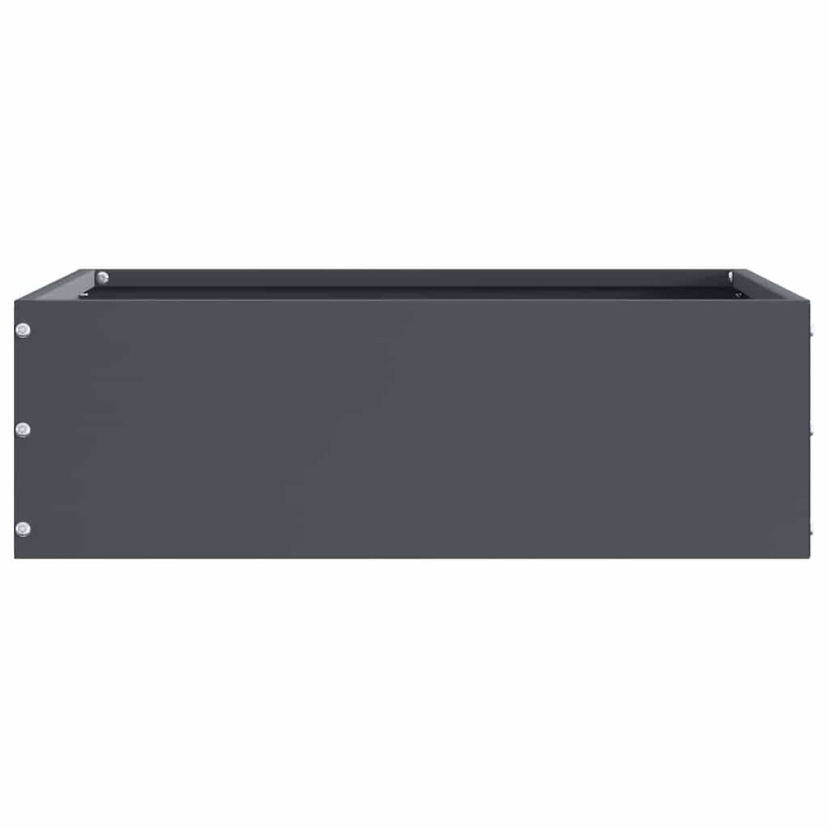 vidaXL Περίγραμμα γκαζόν 40 x 40 x 13 cm Ατσάλι Ανθρακί