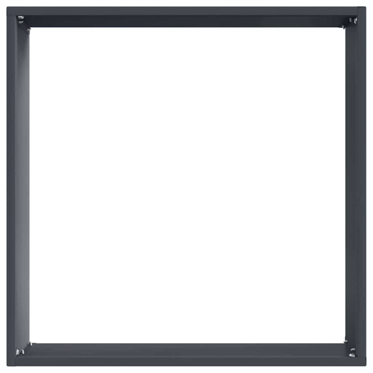 vidaXL Περίγραμμα γκαζόν 40 x 40 x 13 cm Ατσάλι Ανθρακί