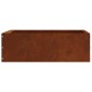 vidaXL Περίγραμμα γκαζόν 6 τμχ. 40 x 40 x 13 cm Σκ rusty