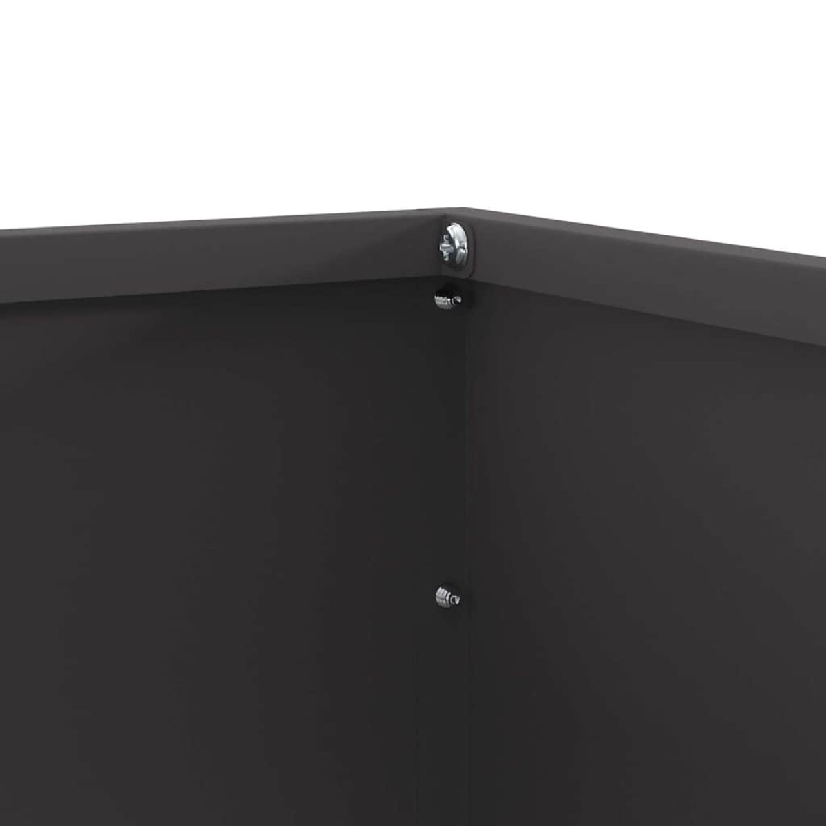 vidaXL Περίγραμμα γκαζόν 50 x 50 x 13 εκ Ατσάλι Μαύρο