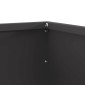 vidaXL Περίγραμμα γκαζόν 50 x 50 x 13 εκ Ατσάλι Μαύρο