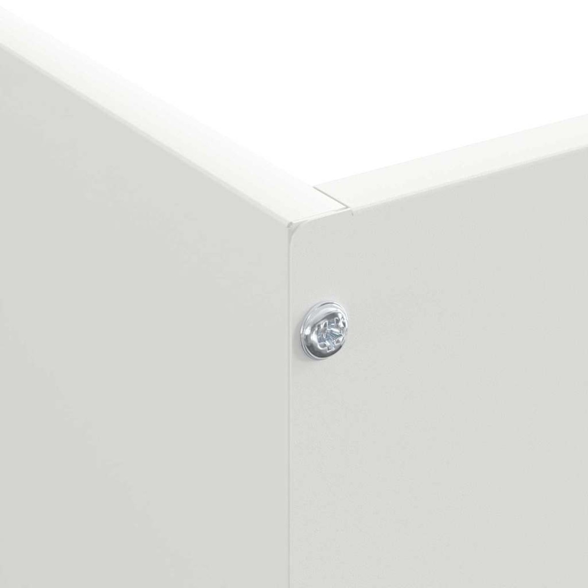 vidaXL Περίγραμμα γκαζόν 6 τμχ. 50 x 50 x 13 εκ Ατσάλι Λευκό