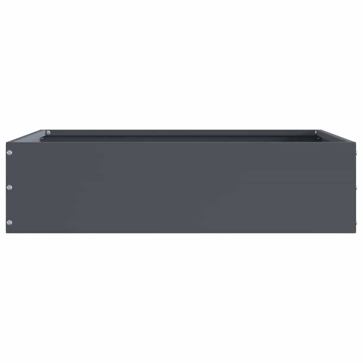 vidaXL Περίγραμμα γκαζόν 50 x 50 x 13 εκ Ατσάλι Ανθρακί