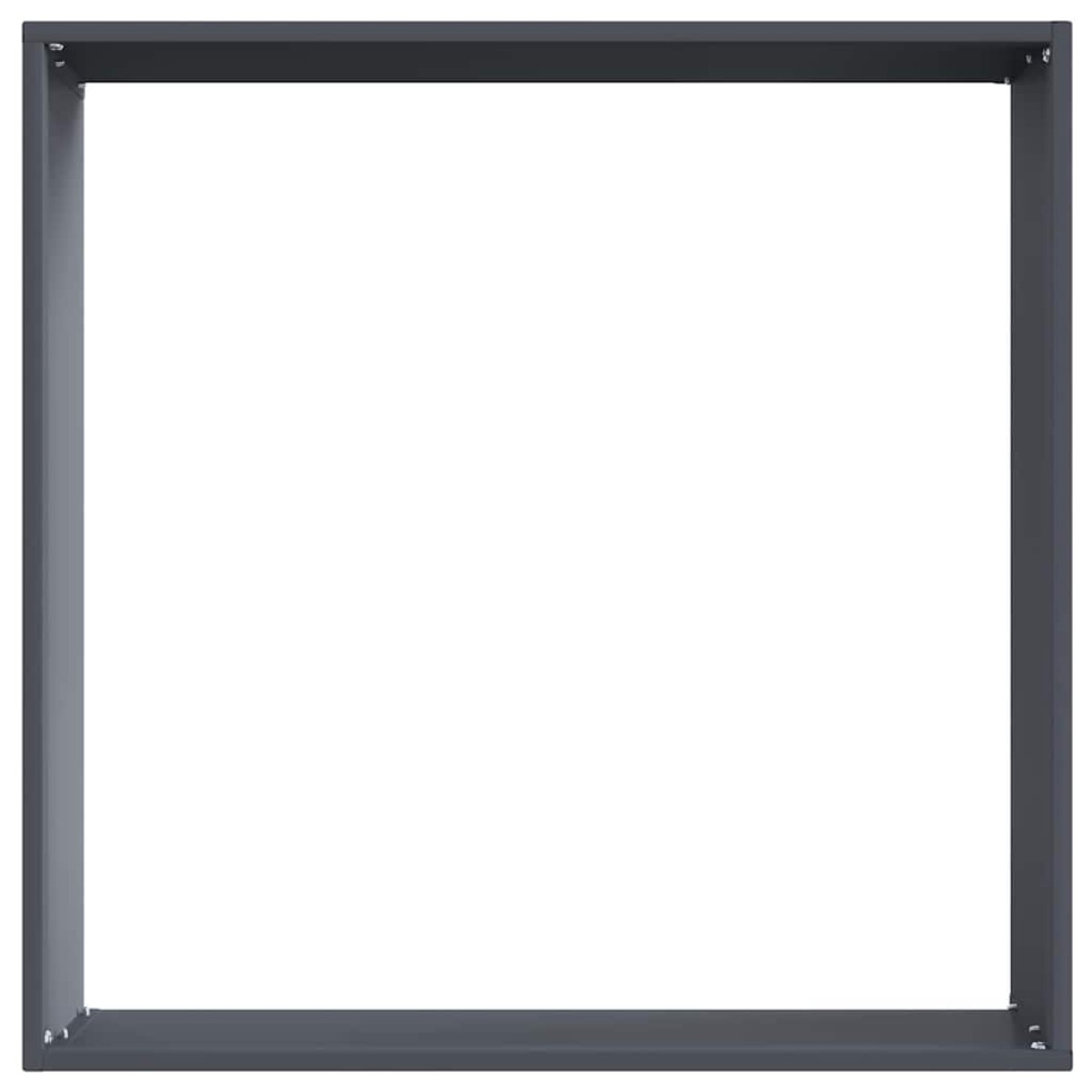 vidaXL Περίγραμμα γκαζόν 6 τμχ. 50 x 50 x 13 εκ Ατσάλι Ανθρακί
