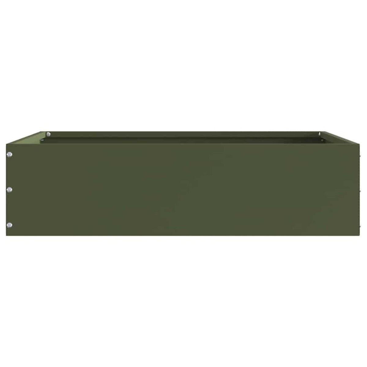 vidaXL Περίγραμμα γκαζόν 6 τμχ. 50 x 50 x 13 εκ Ατσάλι Λαδί