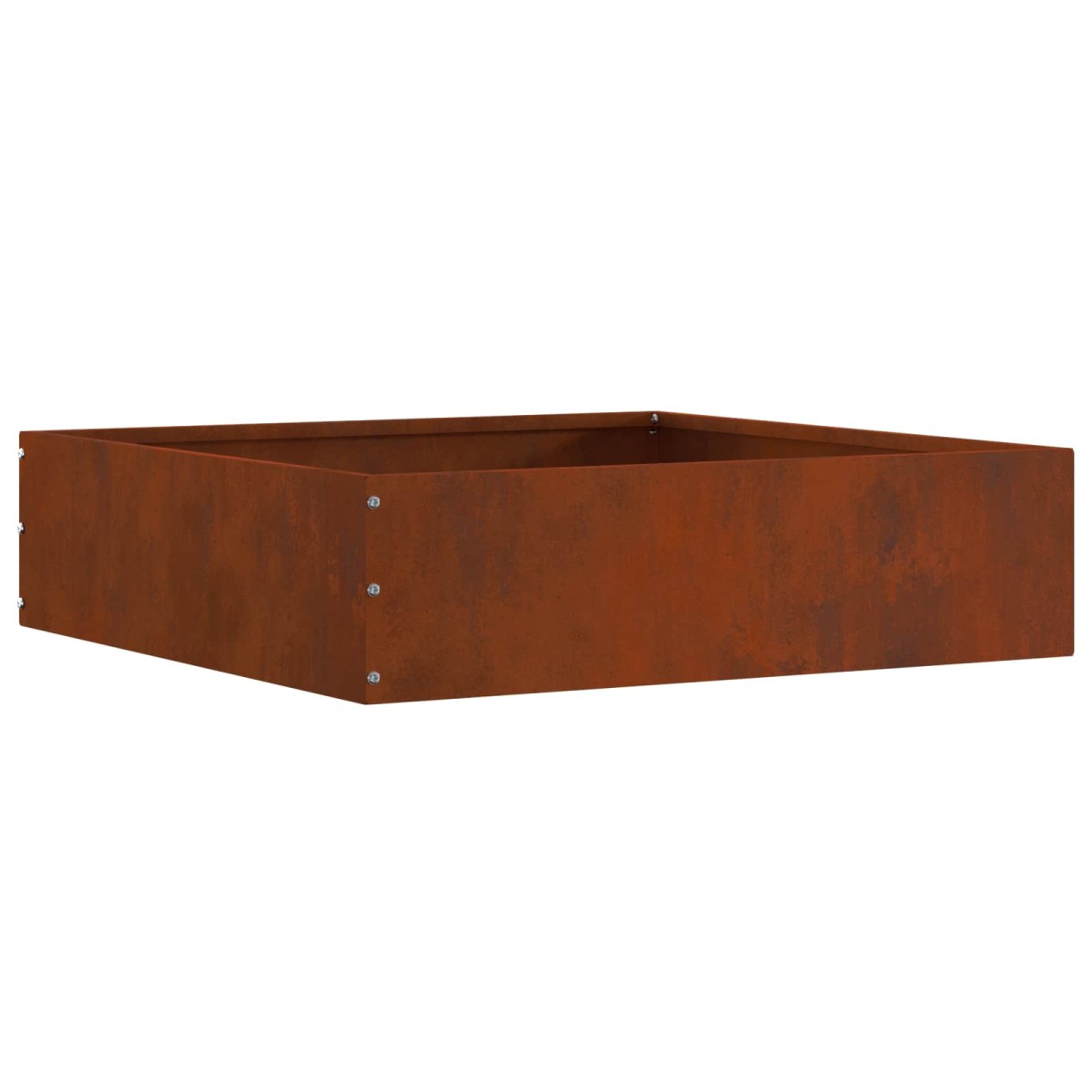 vidaXL Περίγραμμα γκαζόν 50 x 50 x 13 εκ Σκ rusty