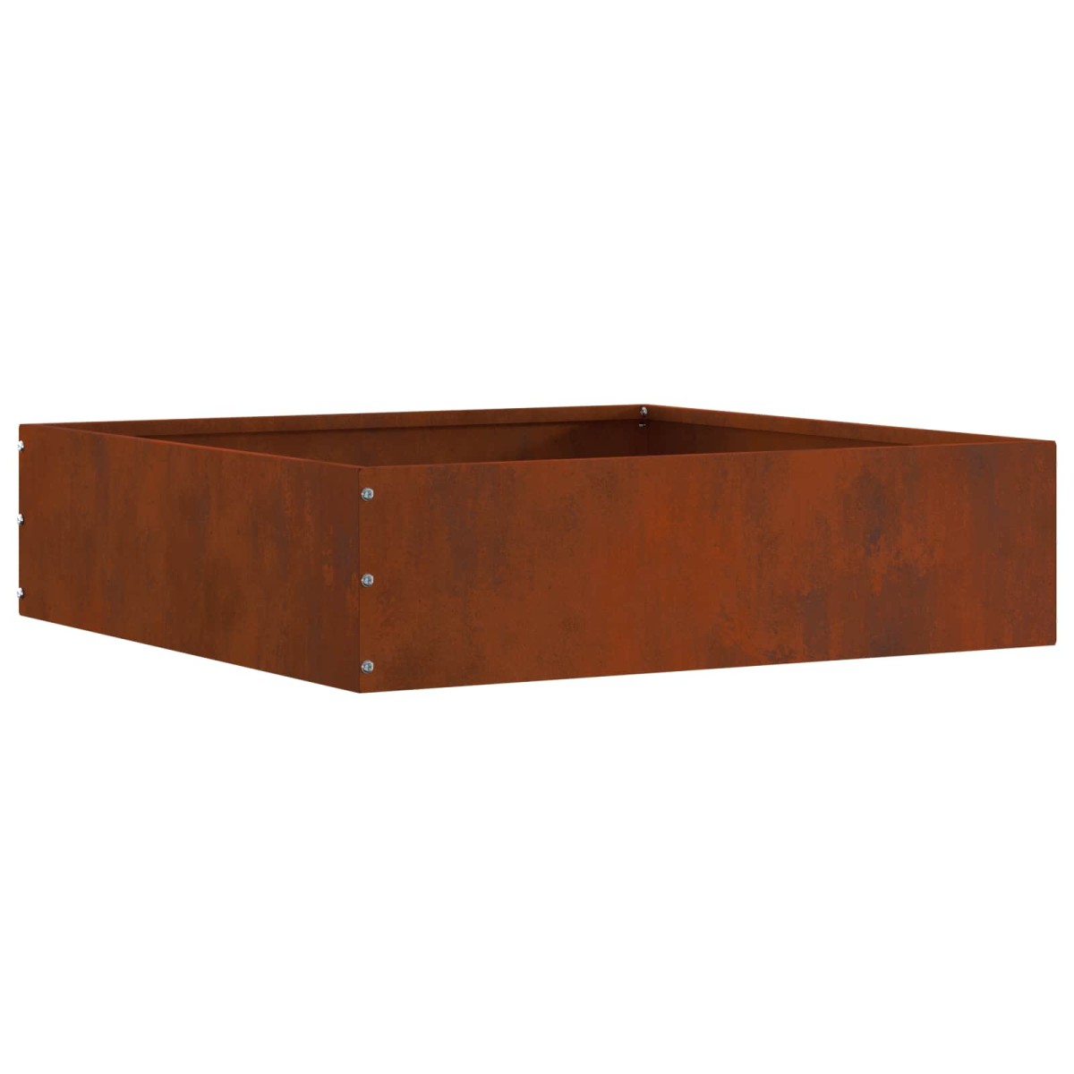 vidaXL Περίγραμμα γκαζόν 50 x 50 x 13 εκ Σκ rusty