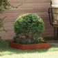 vidaXL Περίγραμμα γκαζόν 50 x 50 x 13 εκ Σκ rusty
