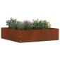 vidaXL Περίγραμμα γκαζόν 6 τμχ. 50 x 50 x 13 εκ Σκ rusty