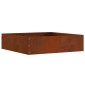 vidaXL Περίγραμμα γκαζόν 6 τμχ. 50 x 50 x 13 εκ Σκ rusty