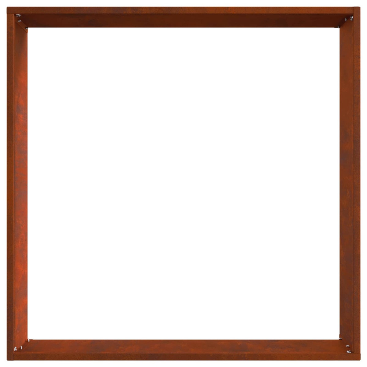 vidaXL Περίγραμμα γκαζόν 6 τμχ. 50 x 50 x 13 εκ Σκ rusty