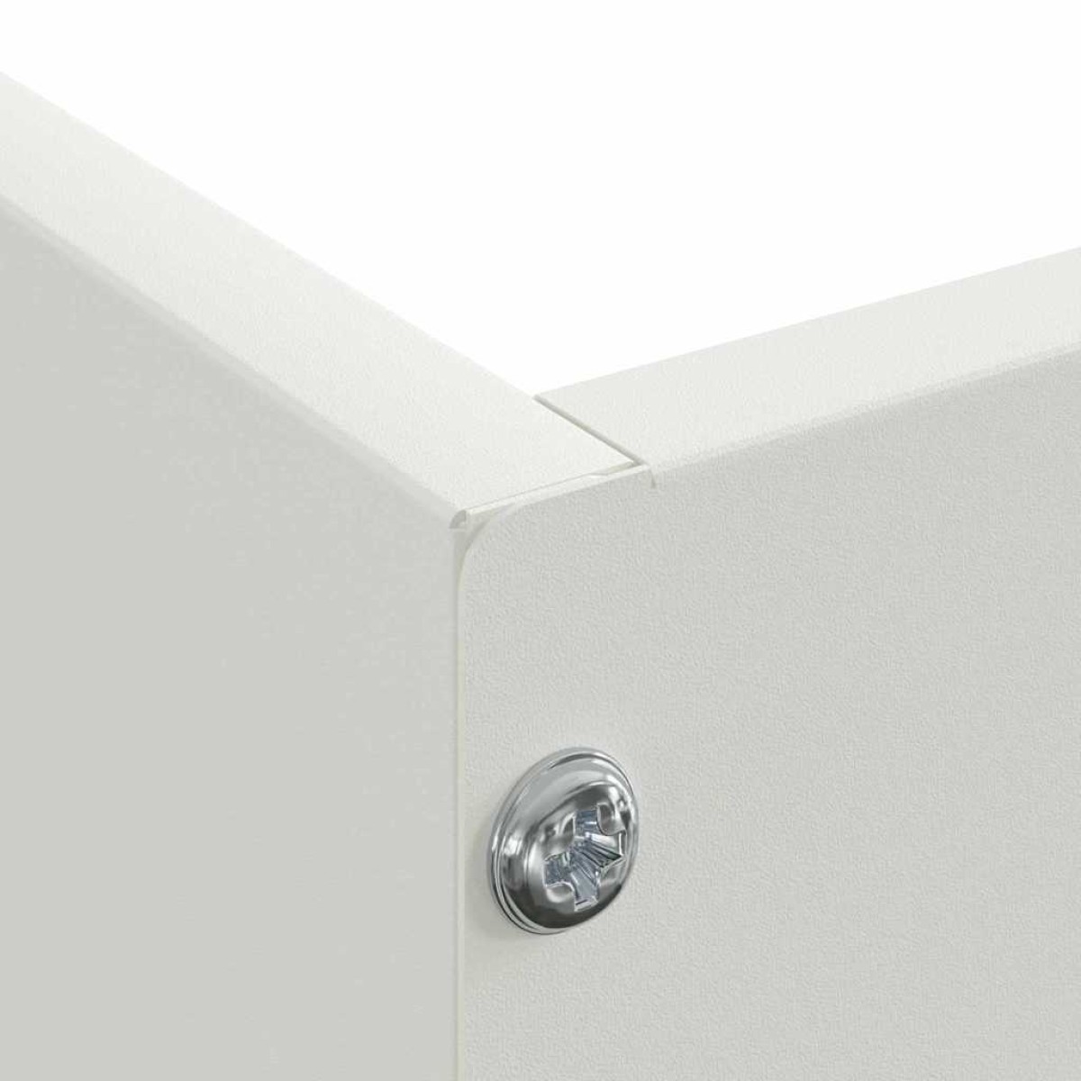 vidaXL Περίγραμμα γκαζόν 60 x 60 x 13 εκ Ατσάλι Λευκό