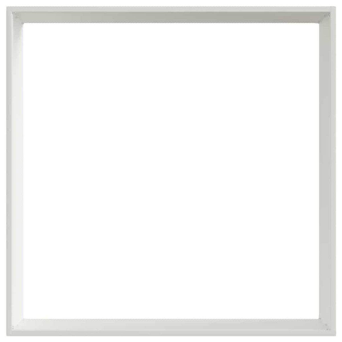vidaXL Περίγραμμα γκαζόν 6 τμχ. 60 x 60 x 13 εκ Ατσάλι Λευκό
