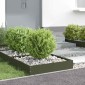 vidaXL Περίγραμμα γκαζόν 60 x 60 x 13 εκ Ατσάλι Λαδί