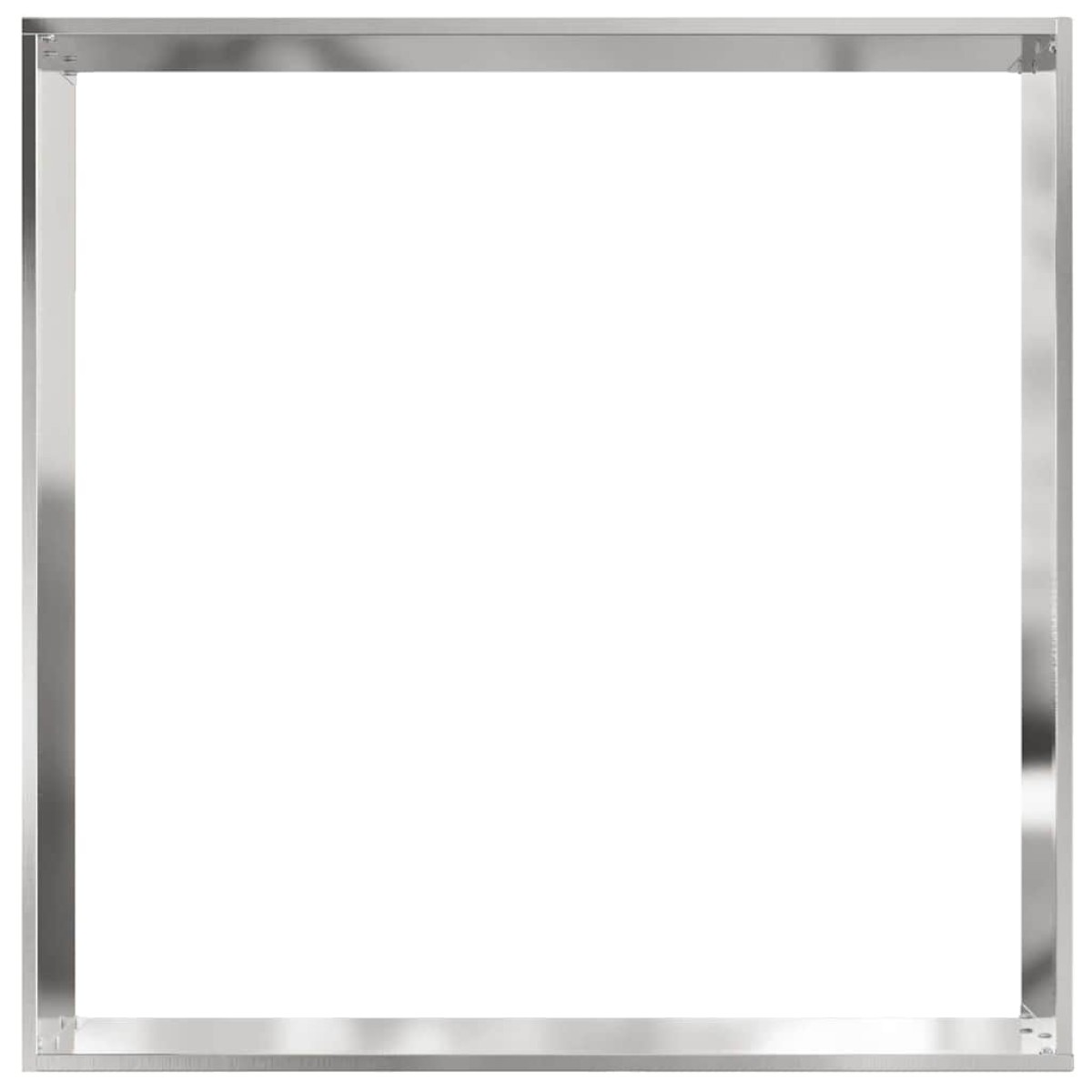 vidaXL Περίγραμμα γκαζόν 6 τμχ. 60 x 60 x 13 εκ Ανοξείδωτο Ατσάλι