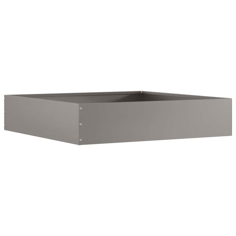 vidaXL Περίγραμμα γκαζόν 60 x 60 x 13 εκ Σκ rusty