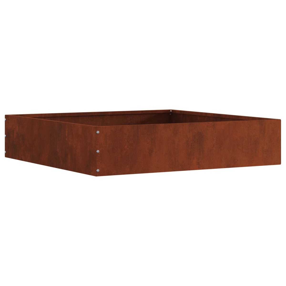 vidaXL Περίγραμμα γκαζόν 6 τμχ. 60 x 60 x 13 εκ Σκ rusty