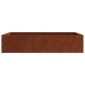 vidaXL Περίγραμμα γκαζόν 6 τμχ. 60 x 60 x 13 εκ Σκ rusty