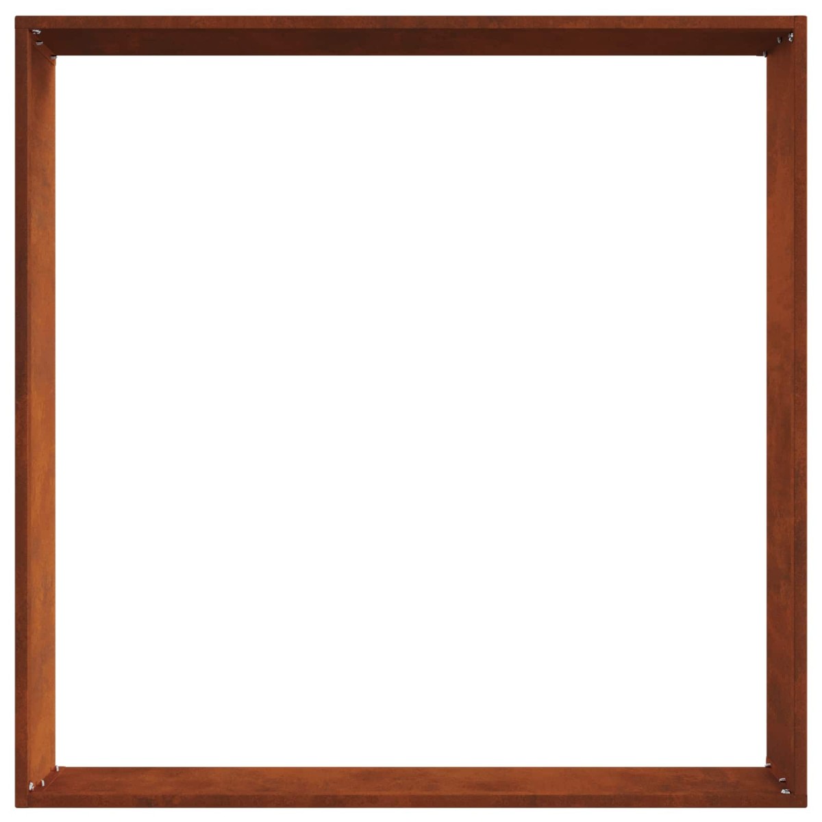 vidaXL Περίγραμμα γκαζόν 6 τμχ. 60 x 60 x 13 εκ Σκ rusty