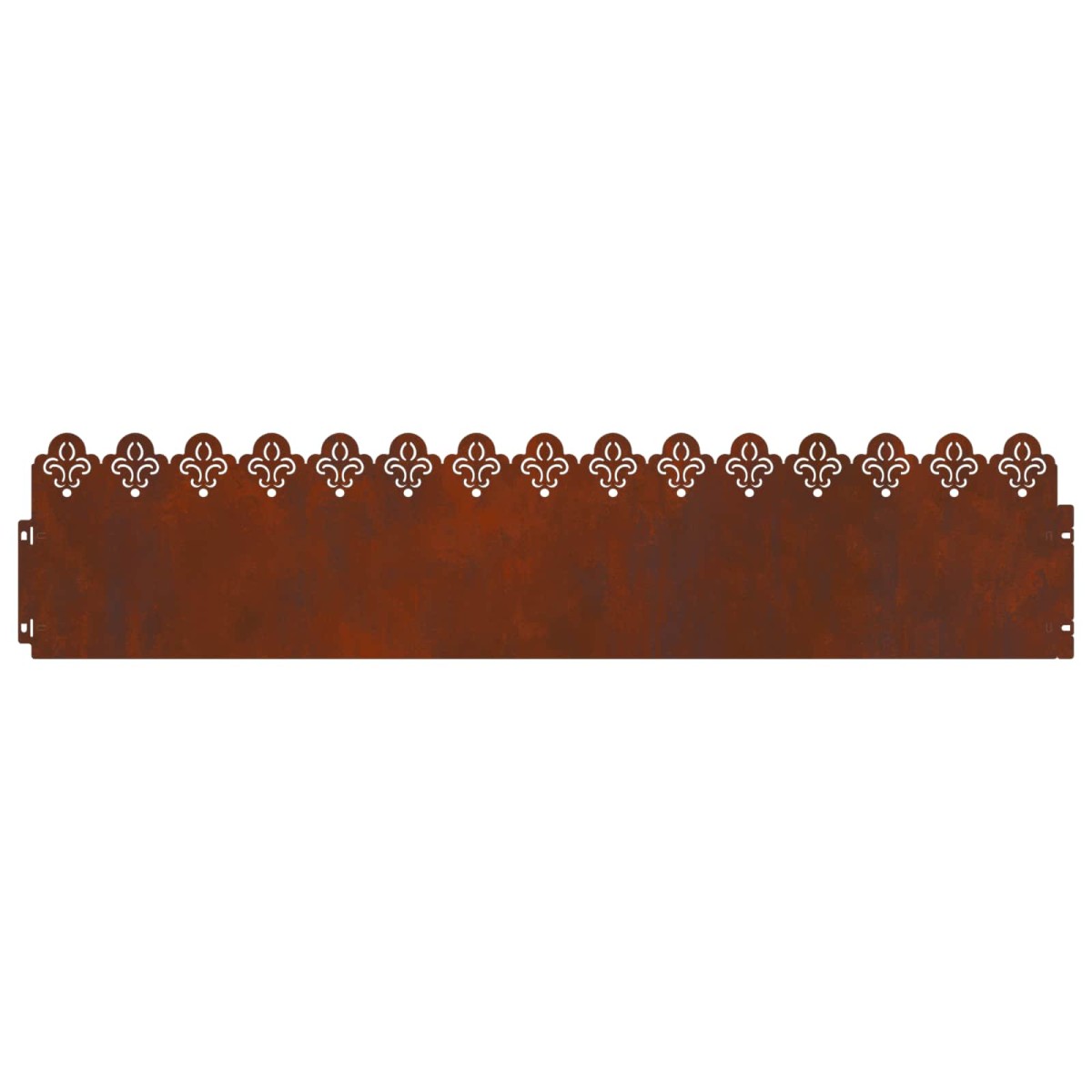 vidaXL Περιγράμματα γκαζόν 20 τμχ. 103 x 0,05 x 22 εκ Σκ rusty